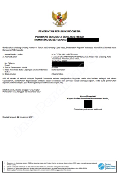 CV. Citra Mulia Bersama