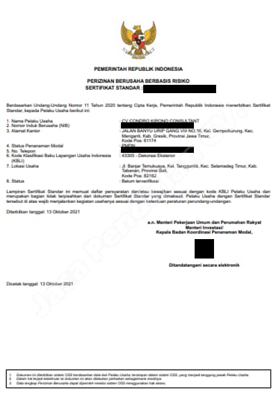 CV. Condro Kirono Consultant