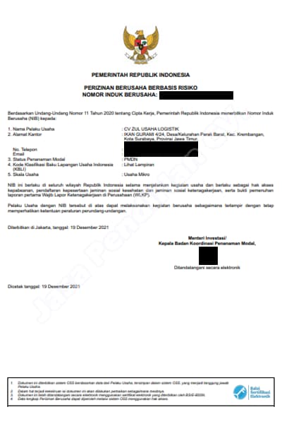 CV. Zul Usaha Logistik